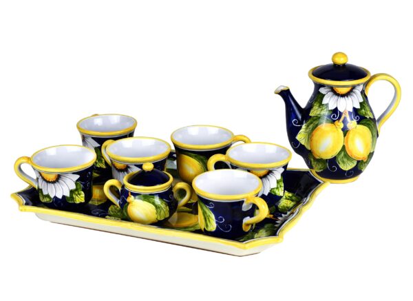 Tea set "Sorrento" blue