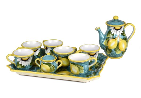 Tea set "Sorrento" green