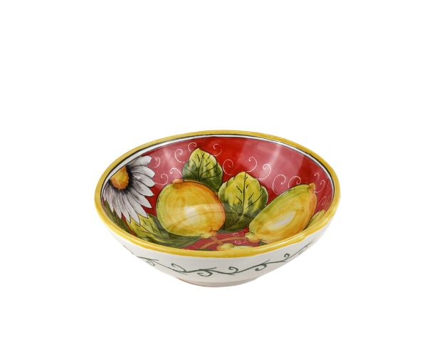 "Sorrento" Pasta Bowl/Soup Plate red